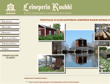 Tablet Screenshot of leineperinruukki.fi